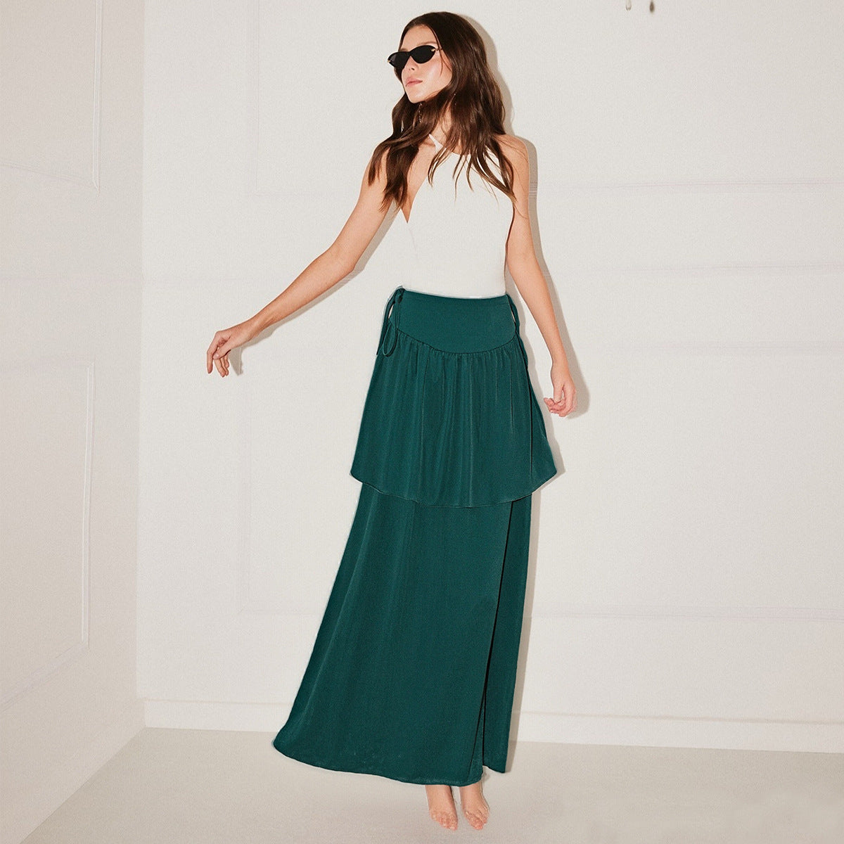 Casual Strap Skirt for Women in Autumn