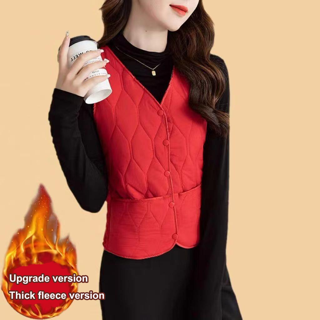 Women’s Fleece-Lined Waist-Shaping Vest