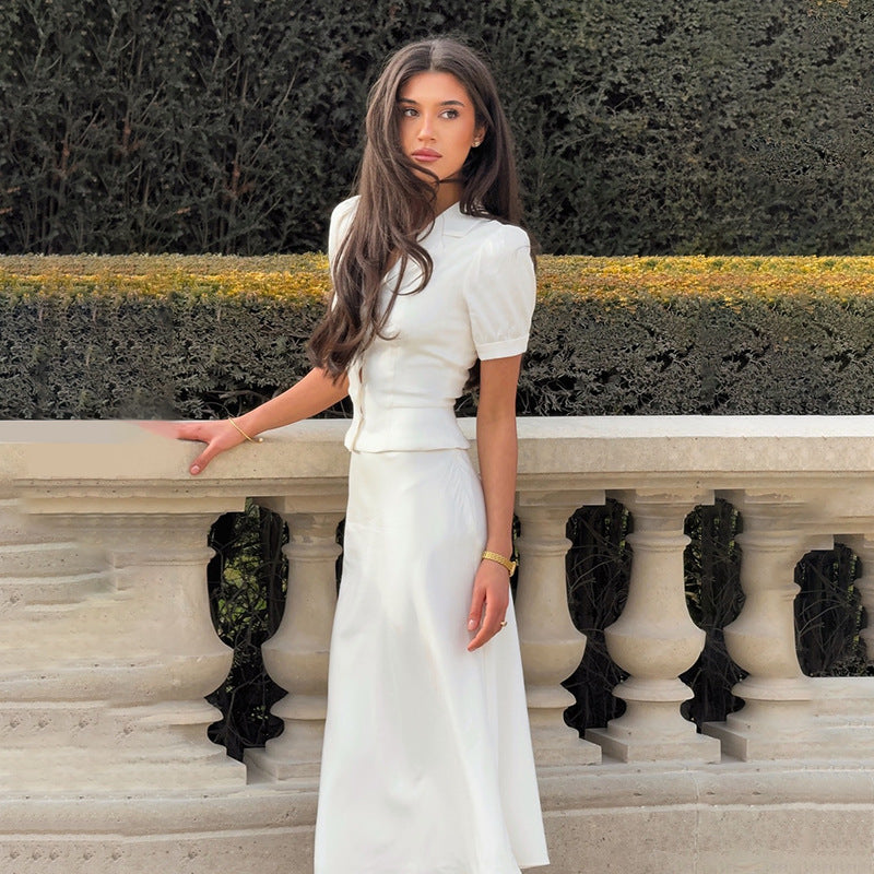 Collared Mermaid Skirt Duo
