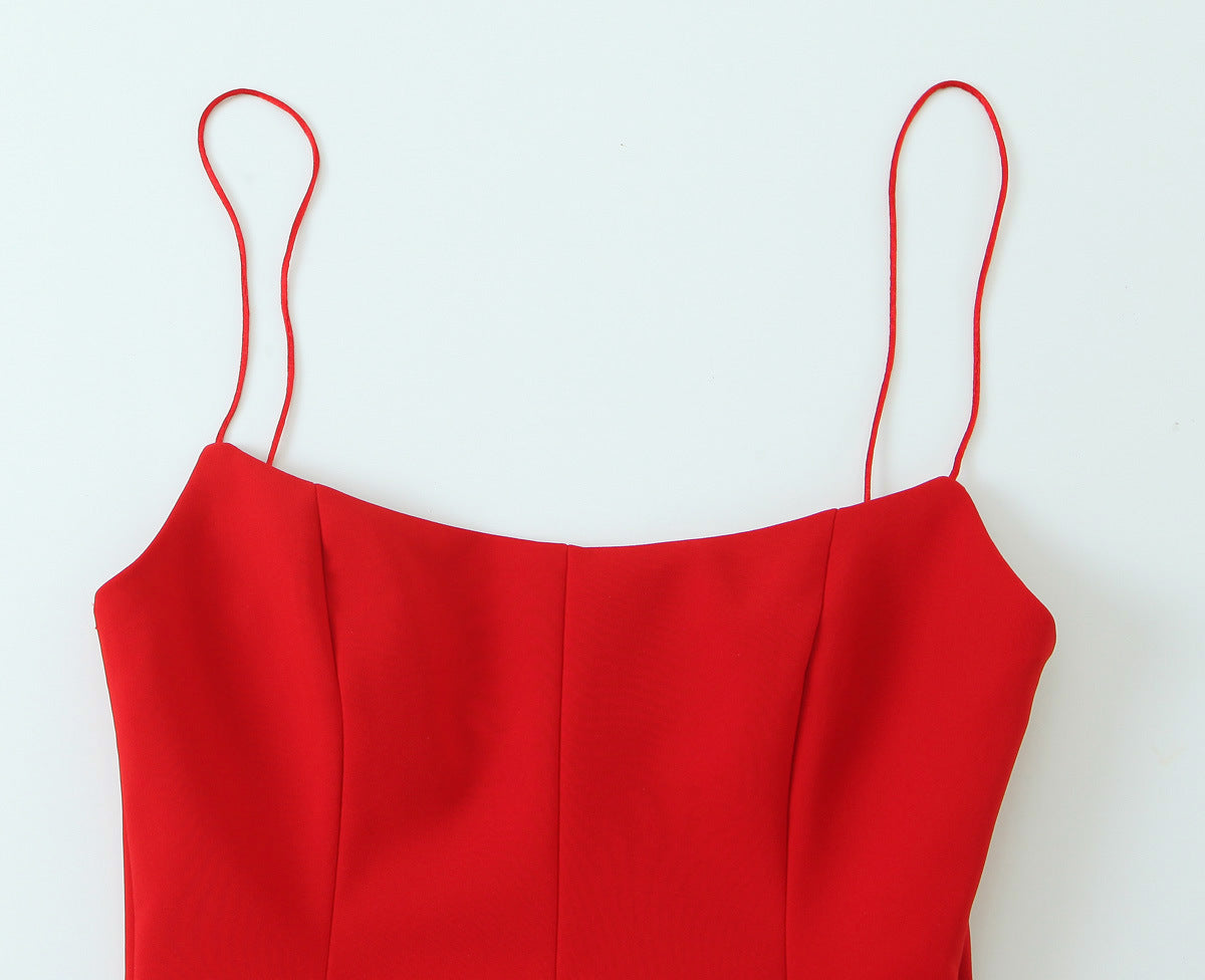 Slim fit slim shoulder strap camisole top base shirt