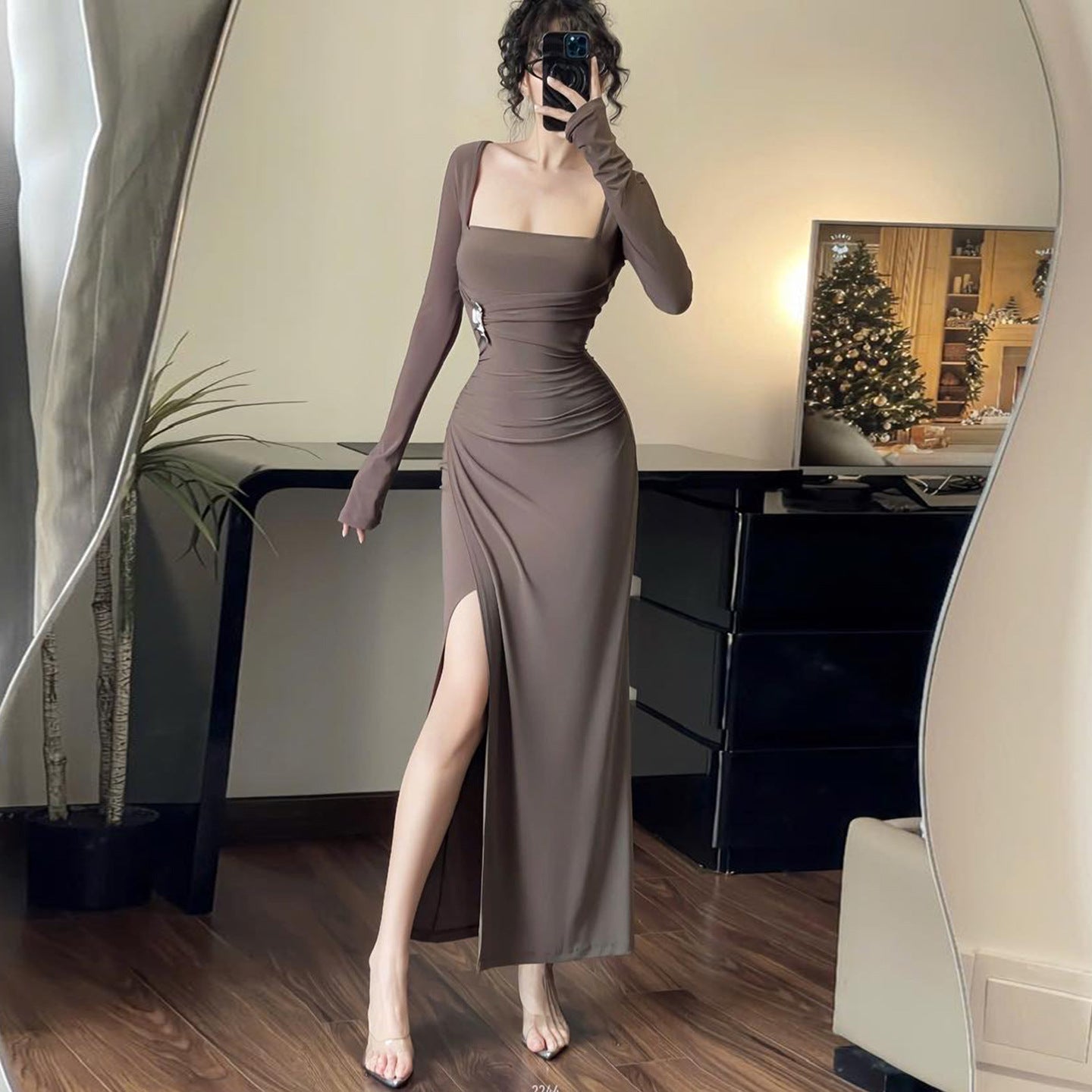Long-Sleeve Chic Elegance