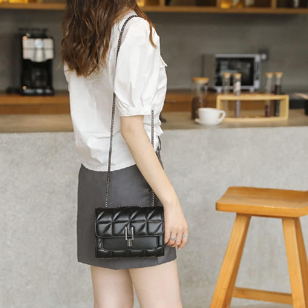 Crossbody Bags for Women Black PU Leather Shoulder Bag, Cellphone Bags Wallet Purse and Handbags Card Holder for Women