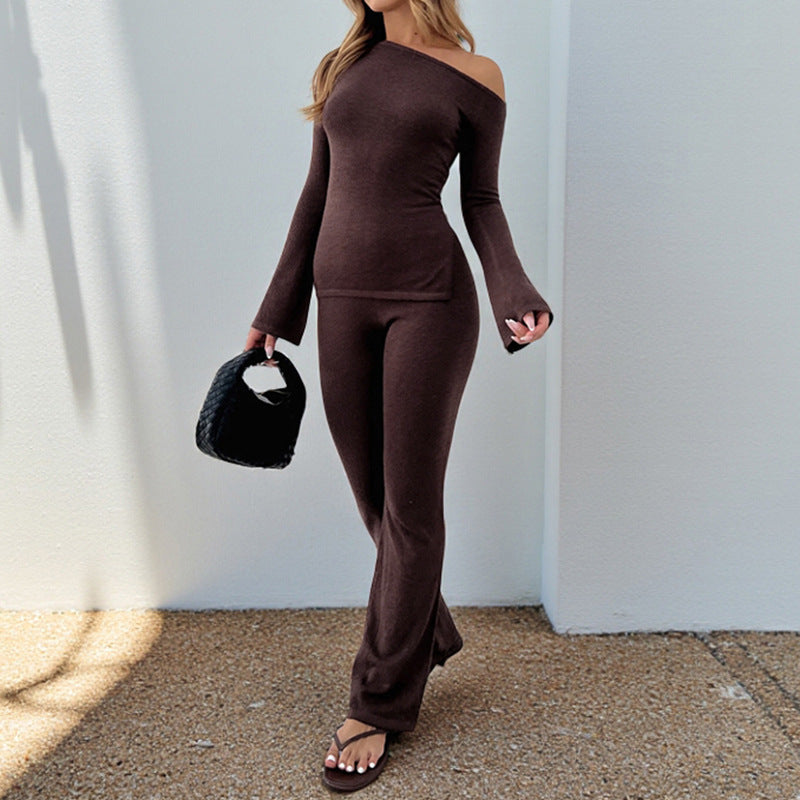 Long-Sleeve Fitness Two-Piece