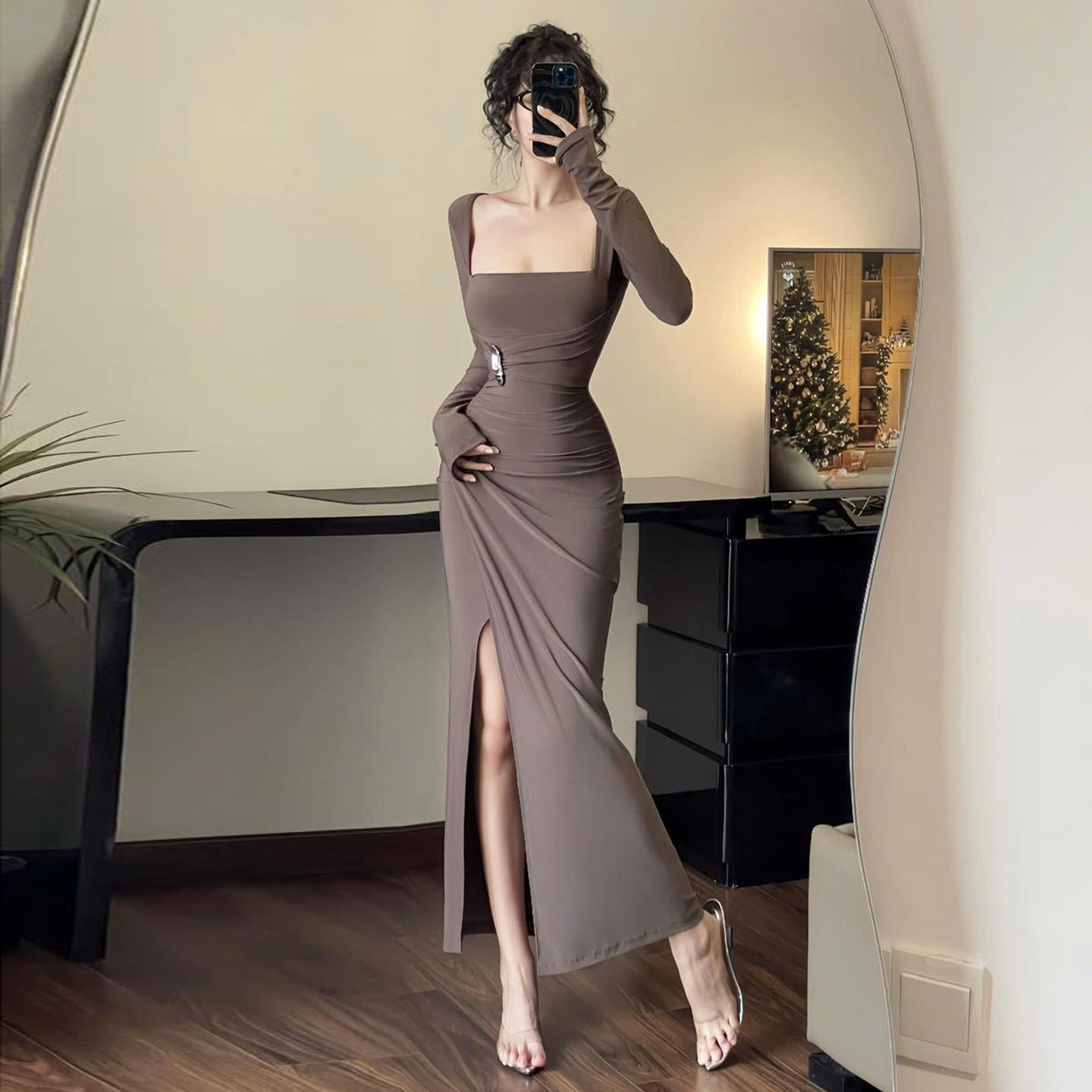 Long-Sleeve Chic Elegance