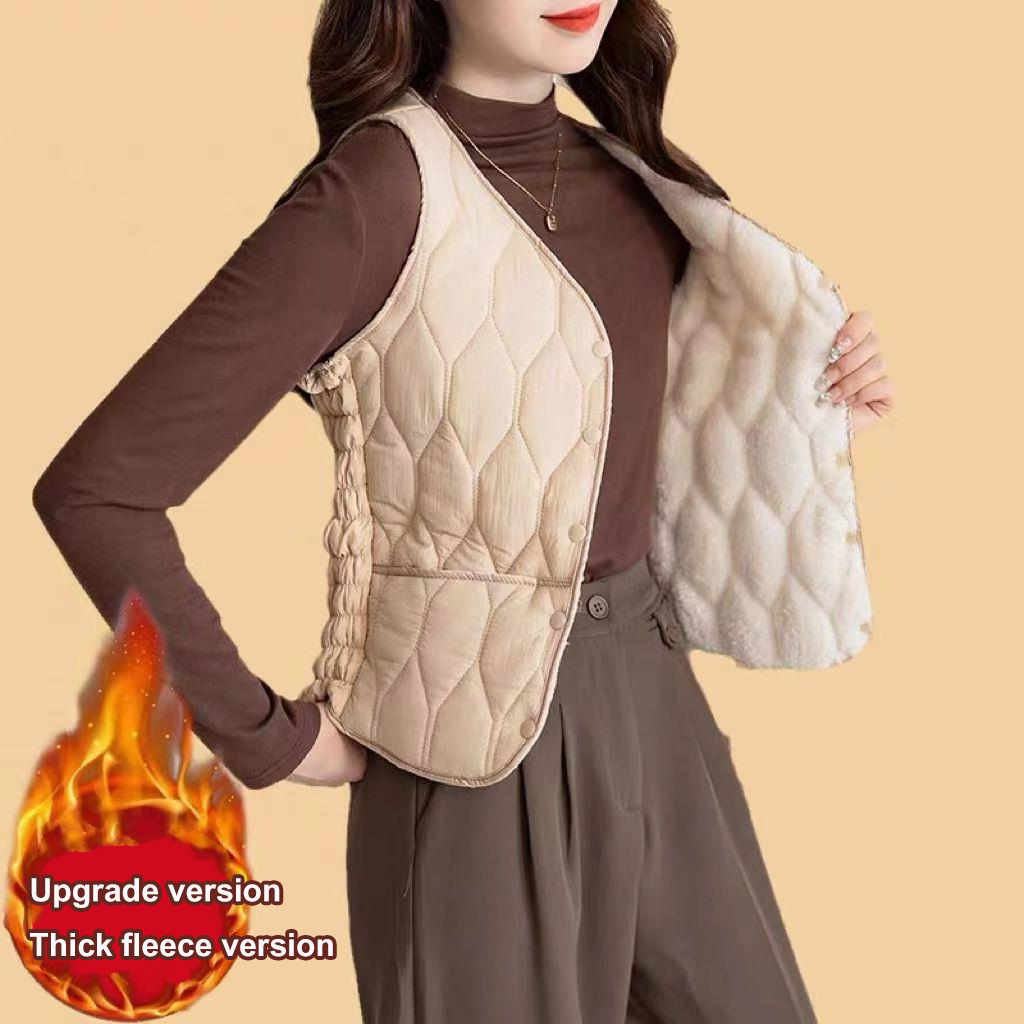 Women’s Fleece-Lined Waist-Shaping Vest