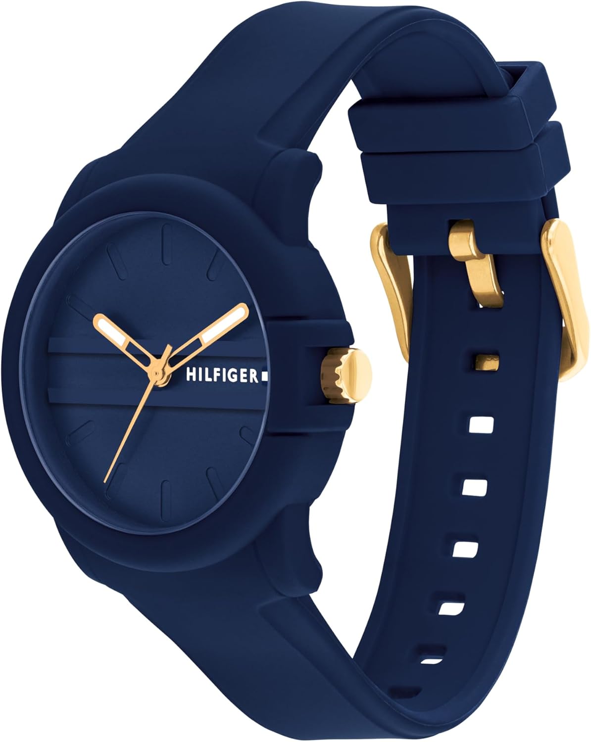 Tommy Hilfiger SIMONE WOMENS BLUE DIAL BLUE PLASTIC & GLASS FIBER & BLUE SILICONE Watch - 1782692