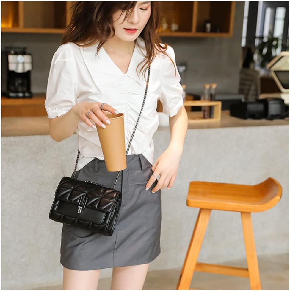 Crossbody Bags for Women Black PU Leather Shoulder Bag, Cellphone Bags Wallet Purse and Handbags Card Holder for Women