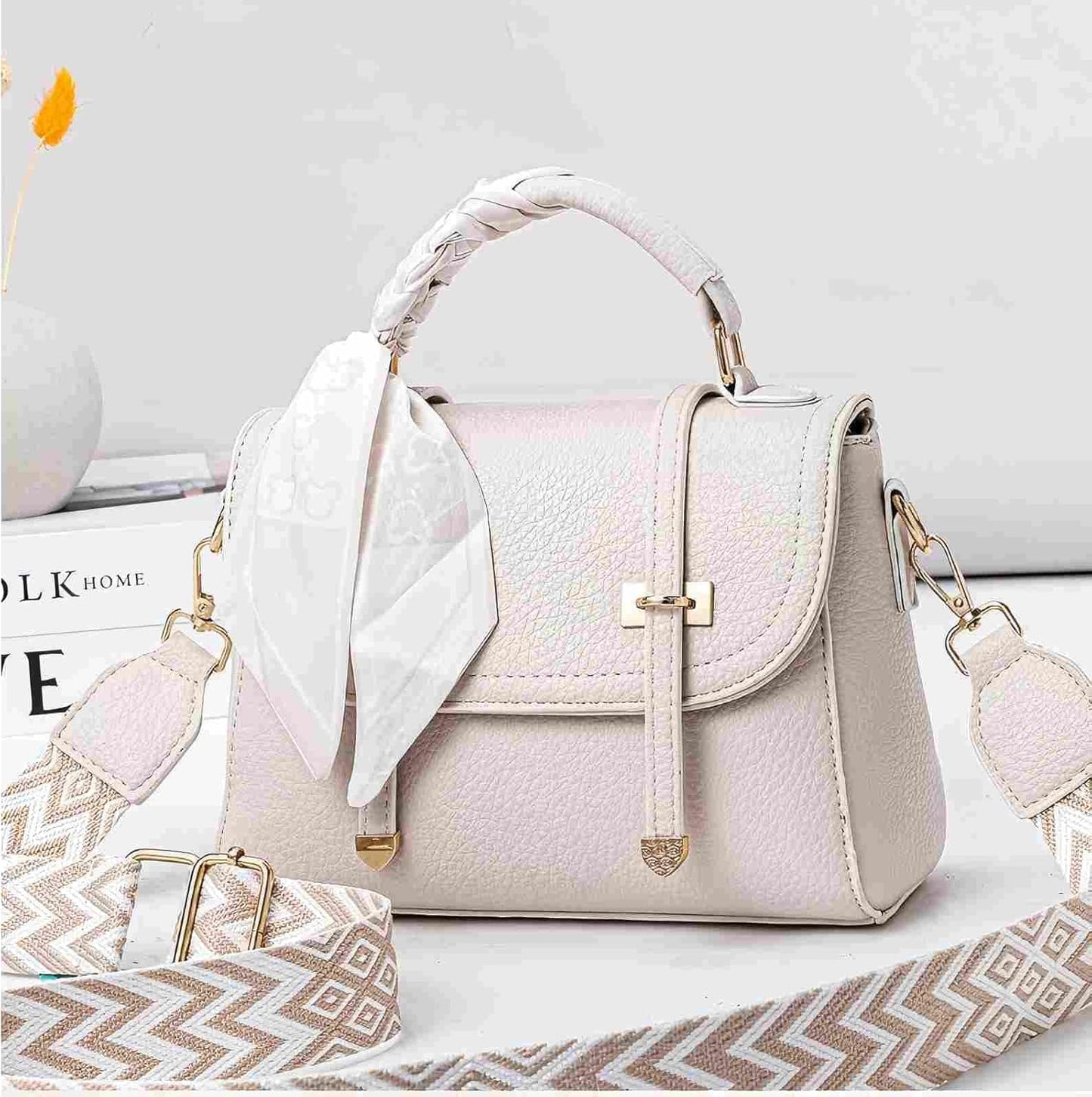 Crossbody Bag For Women, Leather Shoulder Bag, Fashion, Adjustable Shoulder Strap Thick Crossbody Bag, Travel Large Crossbody Bag, Multiple Storage Compartments, For Daily, Camping, Gifts For Women