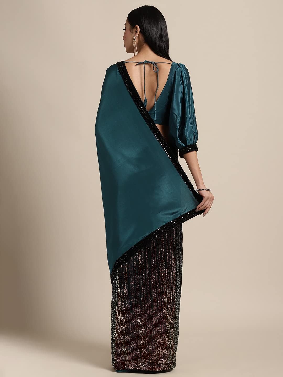 Womanista Women's Crepe Saree