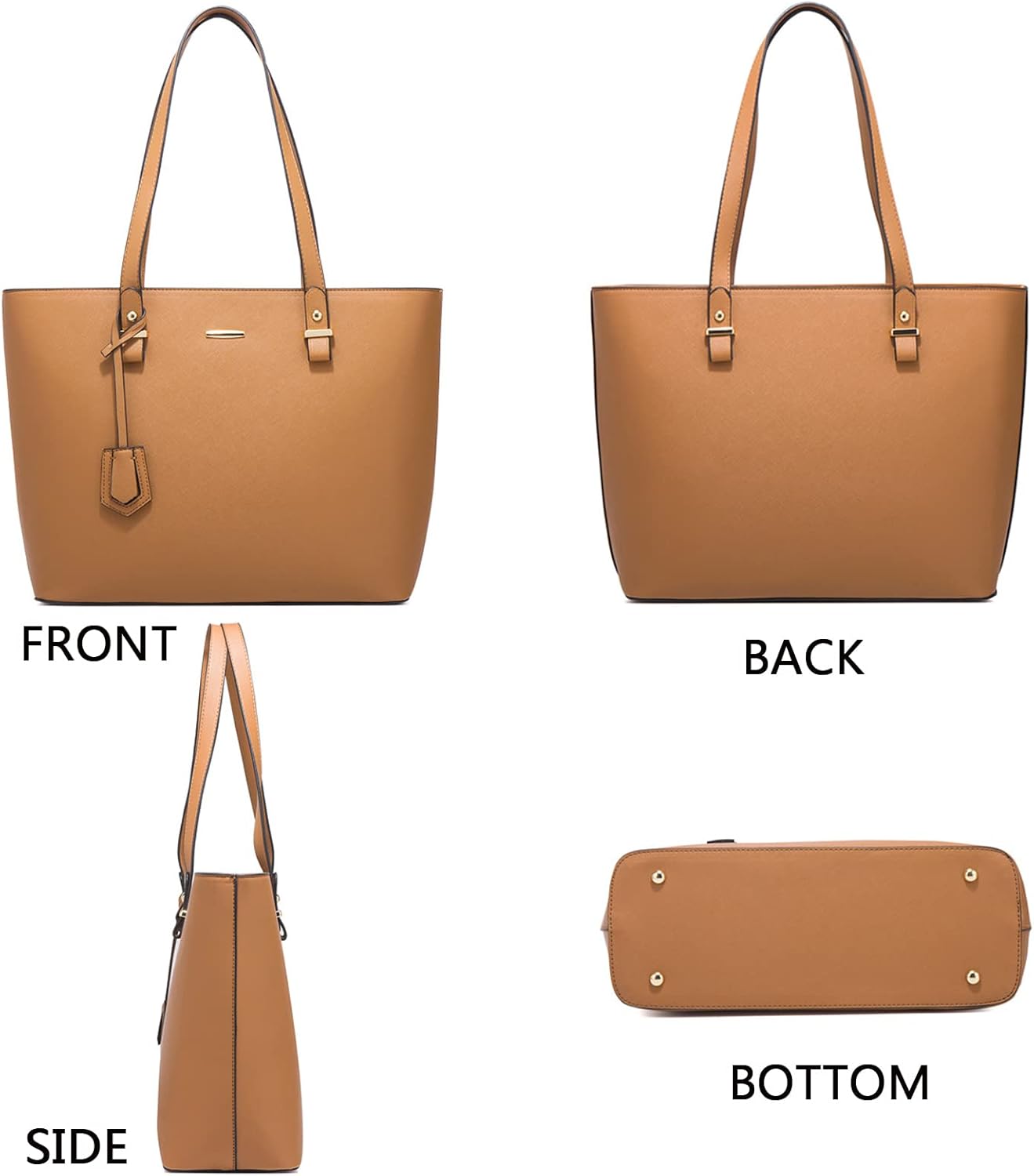 Women Fashion Handbags Wallet Tote Bag Shoulder Bag Satchel Purse Top Handle Set