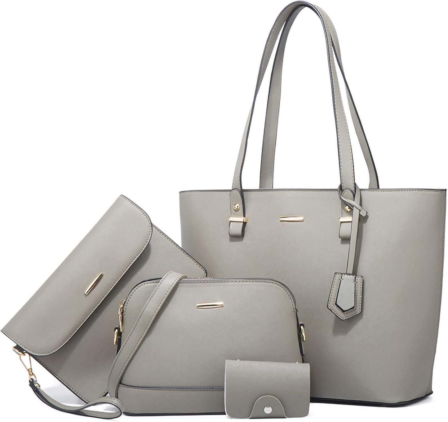 Women Fashion Handbags Wallet Tote Bag Shoulder Bag Satchel Purse Top Handle Set