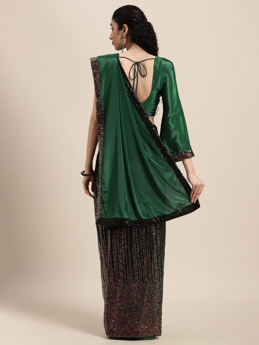 Womanista Women's Crepe Saree