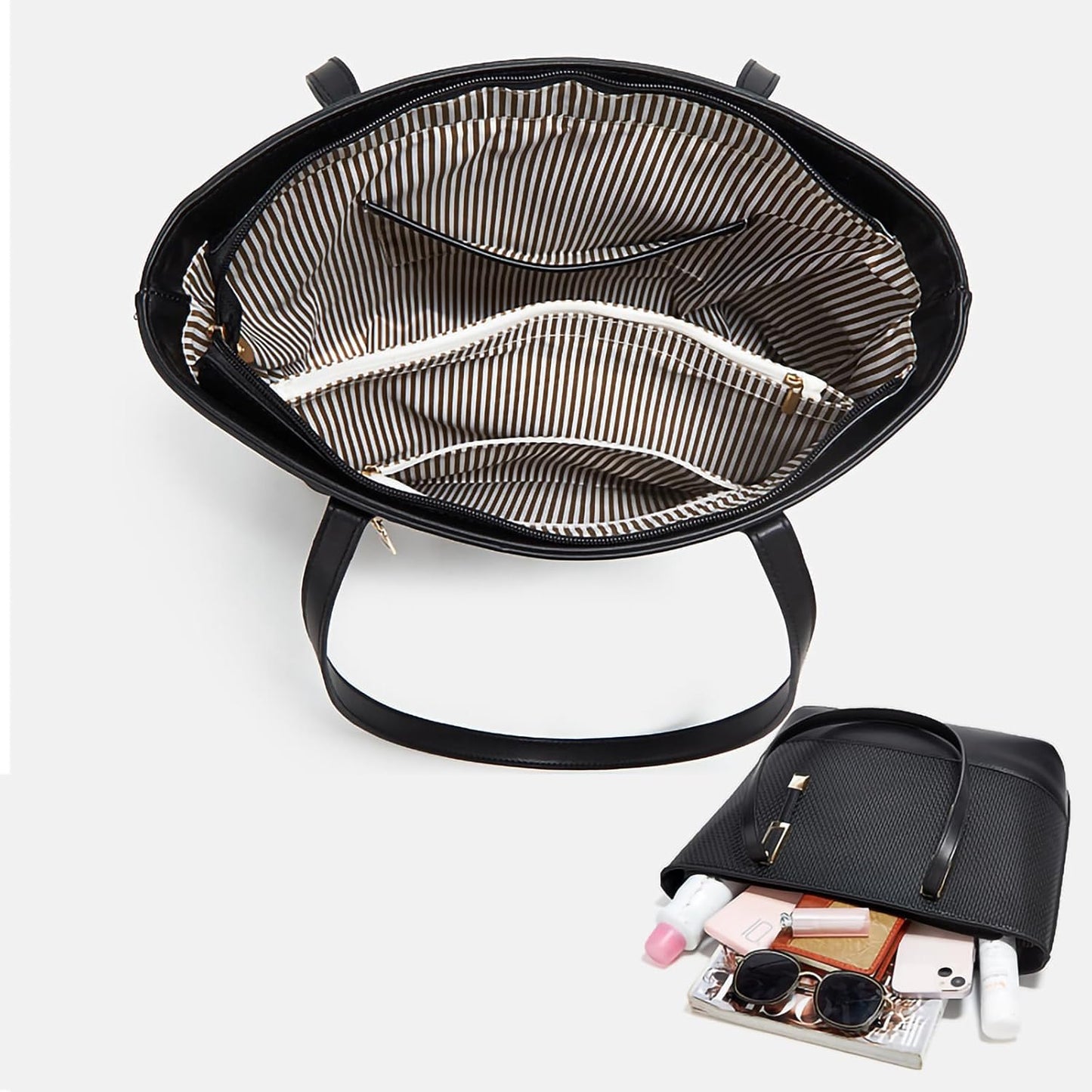 Women Fashion Handbags Wallet Tote Bag Shoulder Bag Satchel Purse Top Handle Set