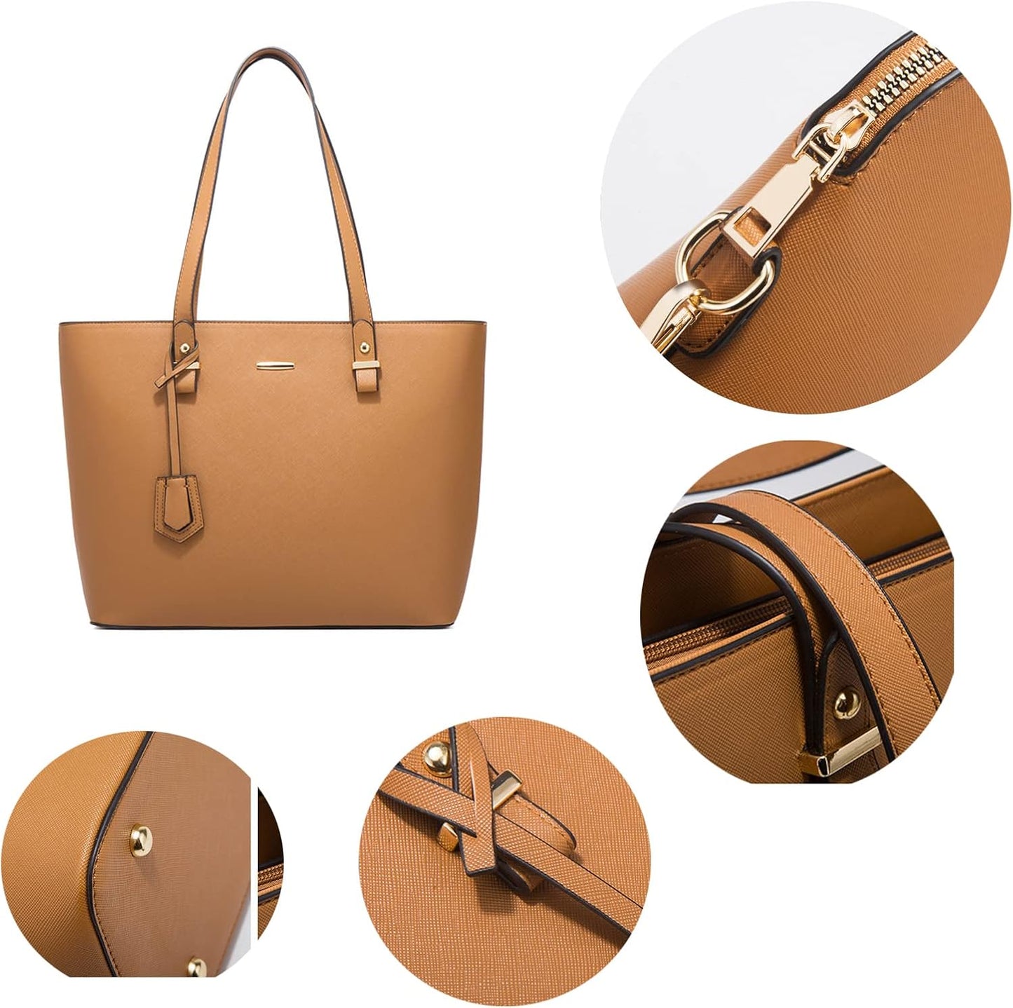 Women Fashion Handbags Wallet Tote Bag Shoulder Bag Satchel Purse Top Handle Set