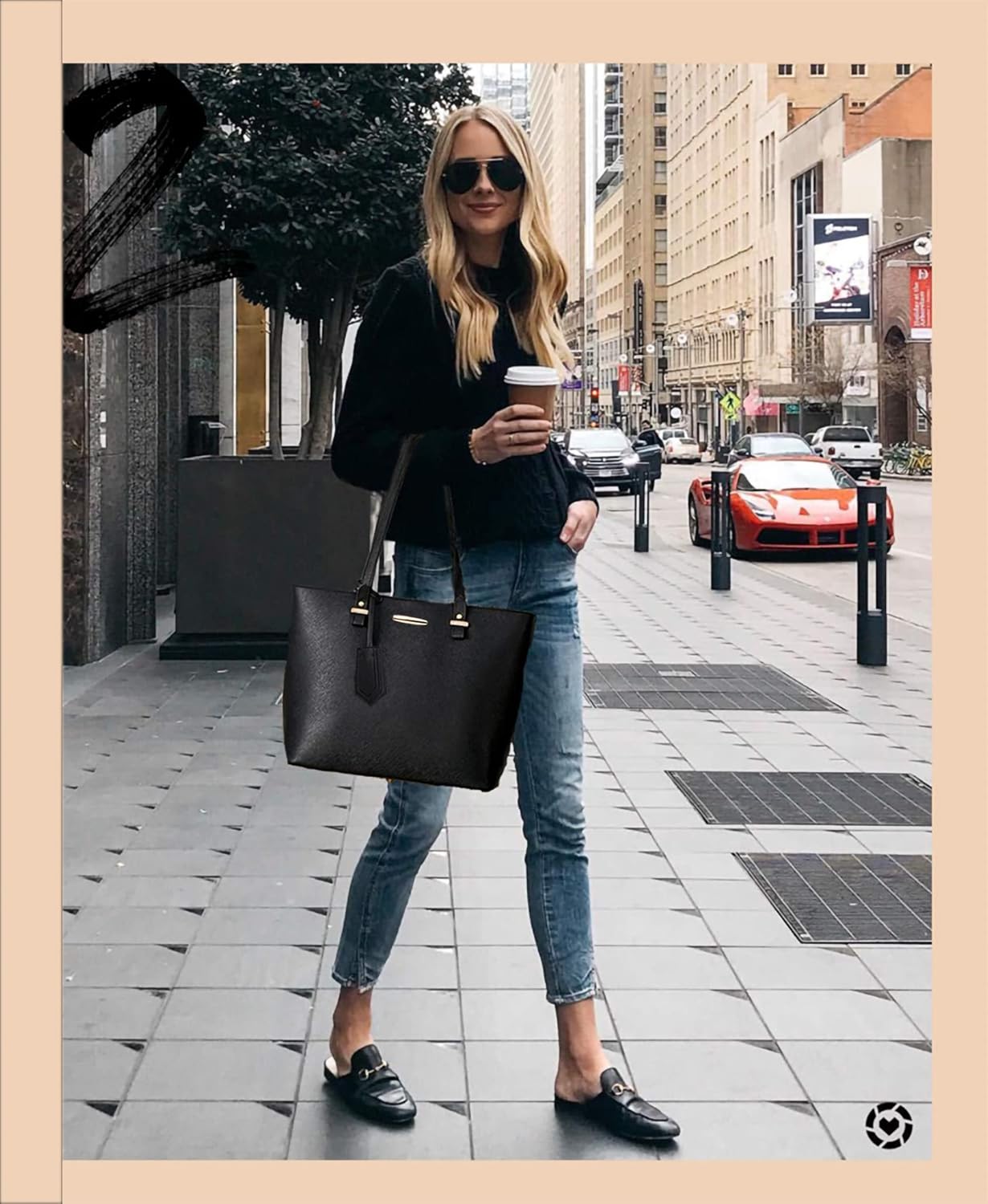 Women Fashion Handbags Wallet Tote Bag Shoulder Bag Satchel Purse Top Handle Set