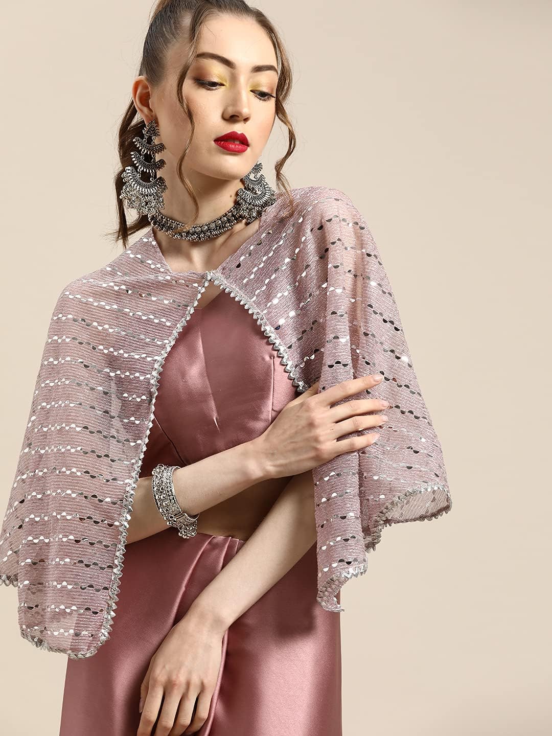 Womanista Women's Crepe Saree