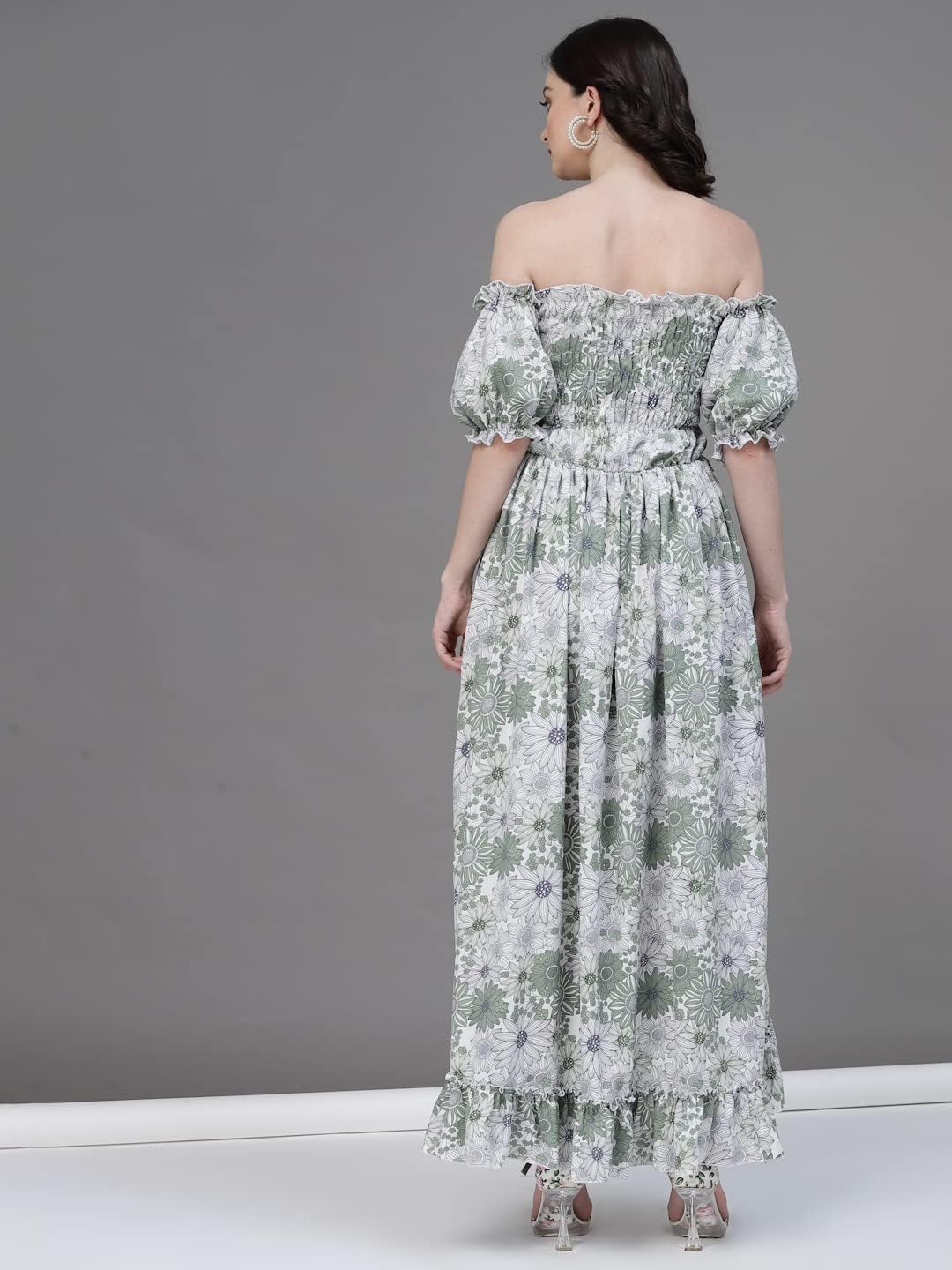 OOMPH! Women's Western & Fusion wear Midi Dresses for Women