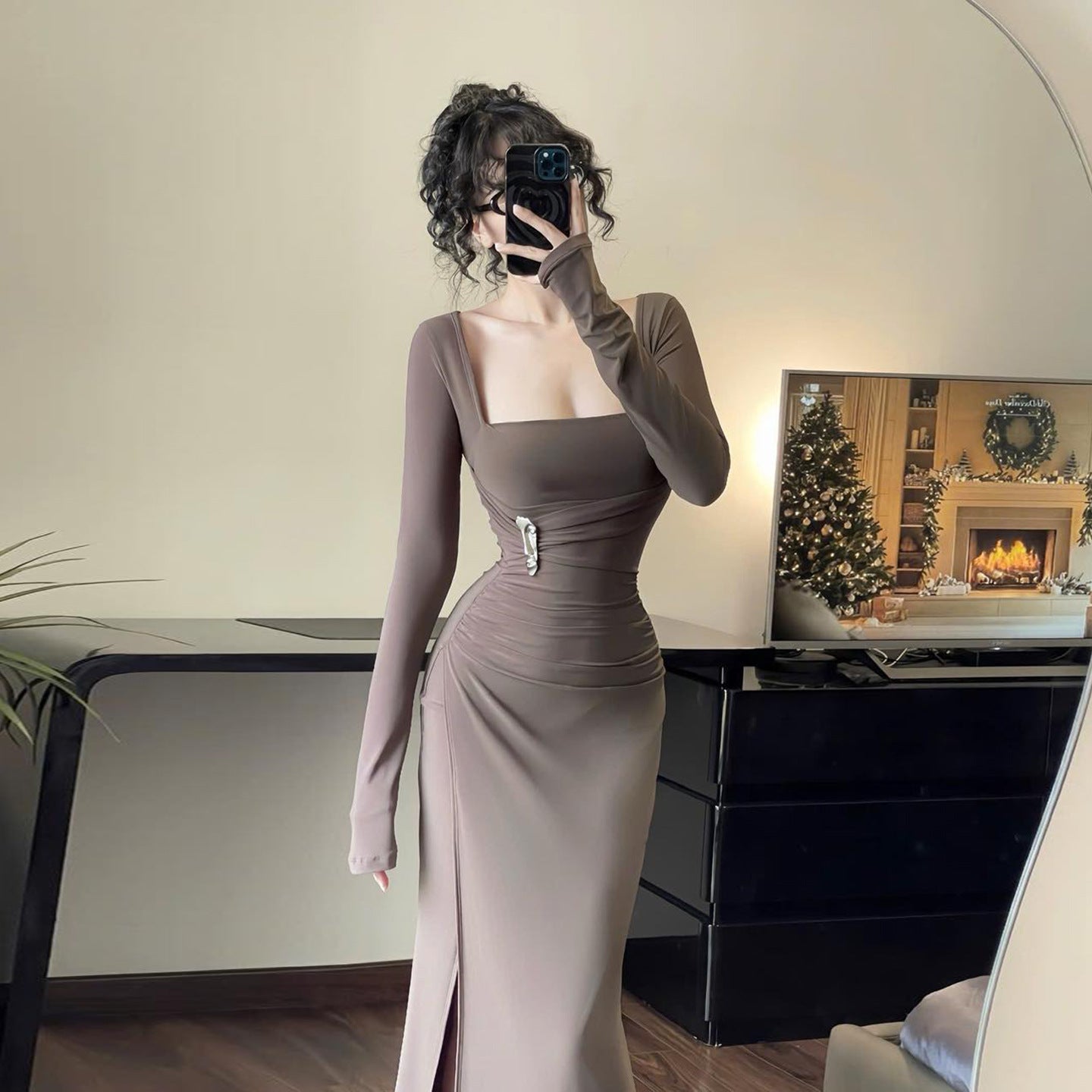 Long-Sleeve Chic Elegance