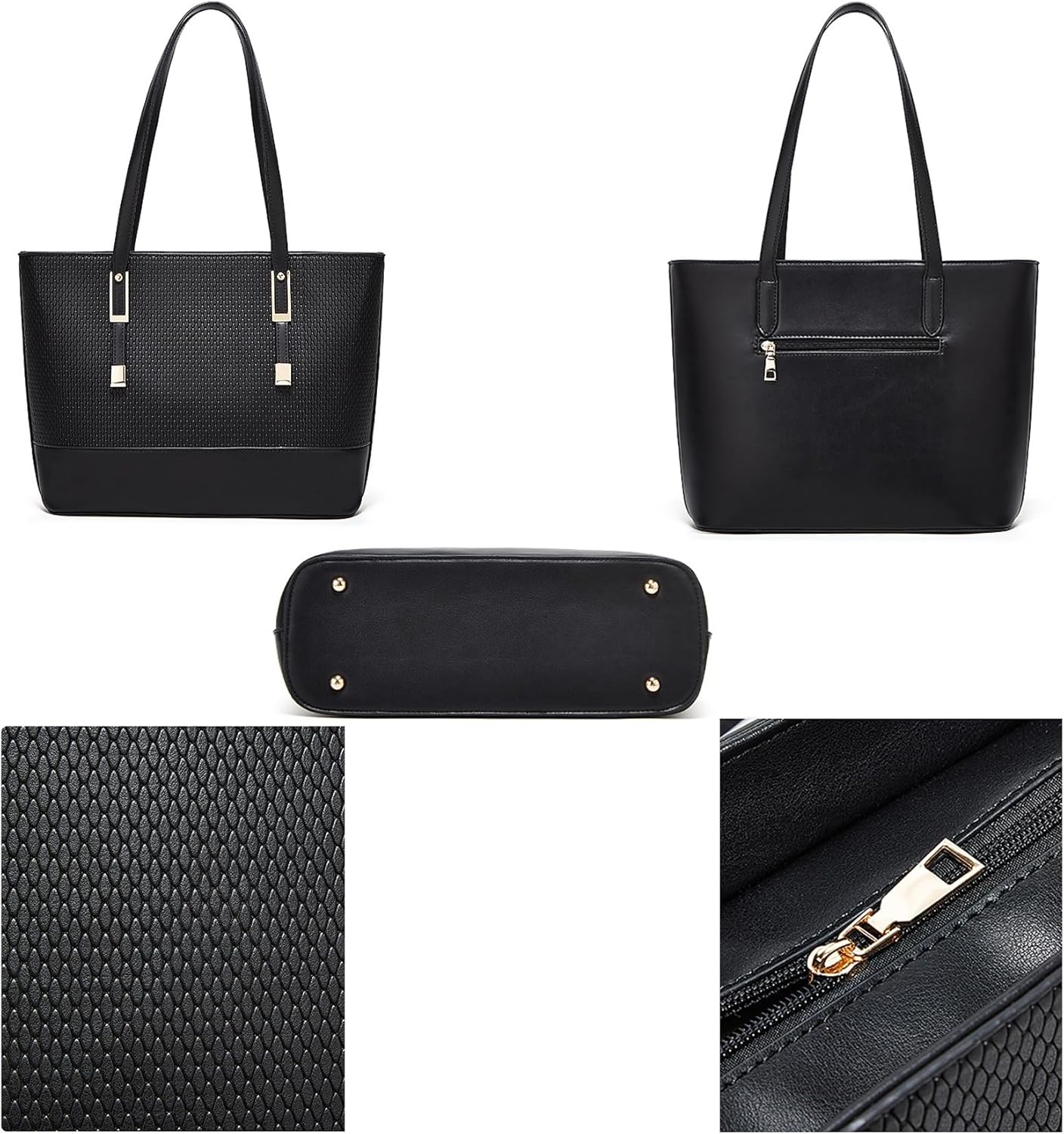 Women Fashion Handbags Wallet Tote Bag Shoulder Bag Satchel Purse Top Handle Set