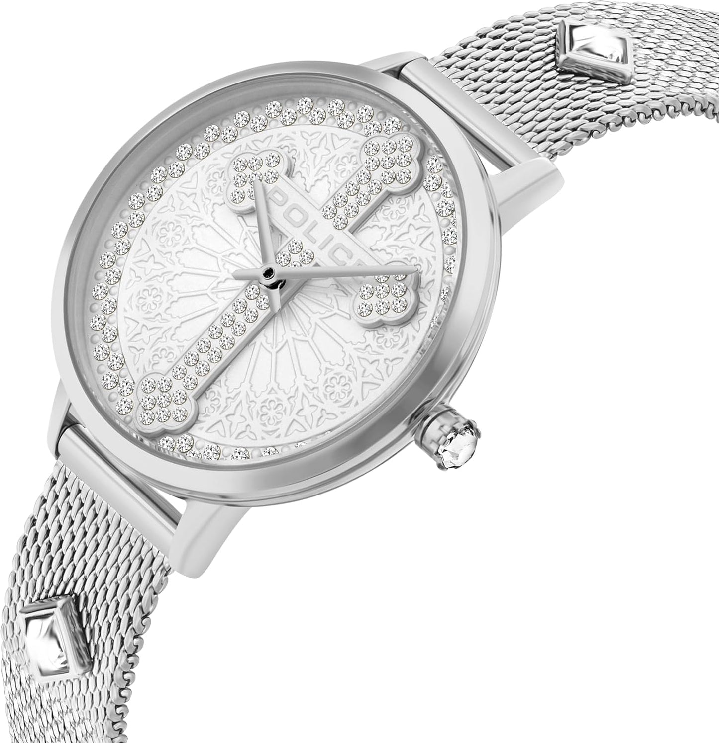 Police 32012283 Women's Analogue Quartz Watch, silver, Bracelet