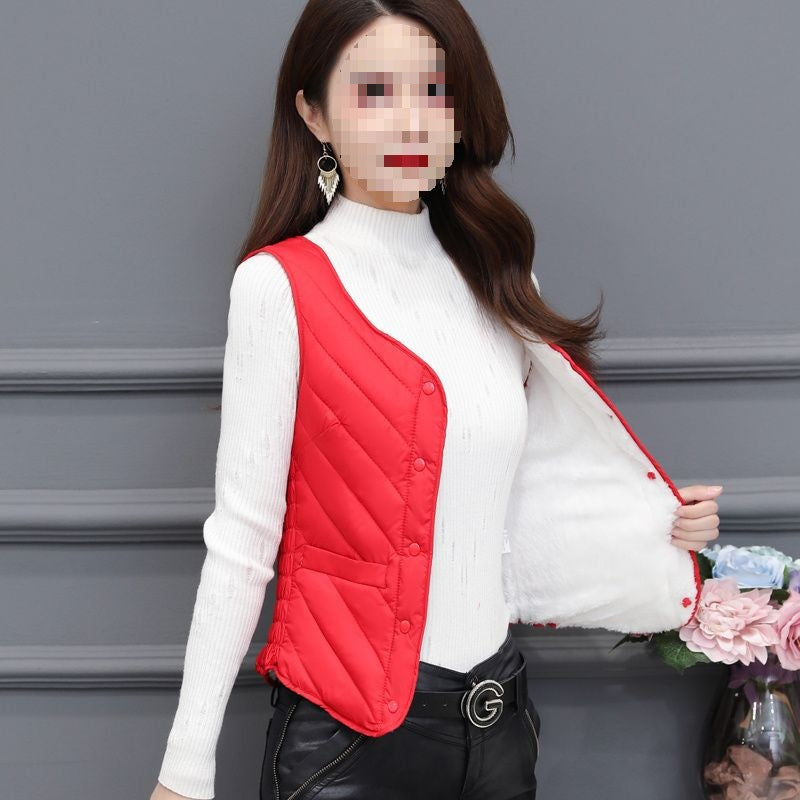 Women’s Fleece-Lined Waist-Shaping Vest