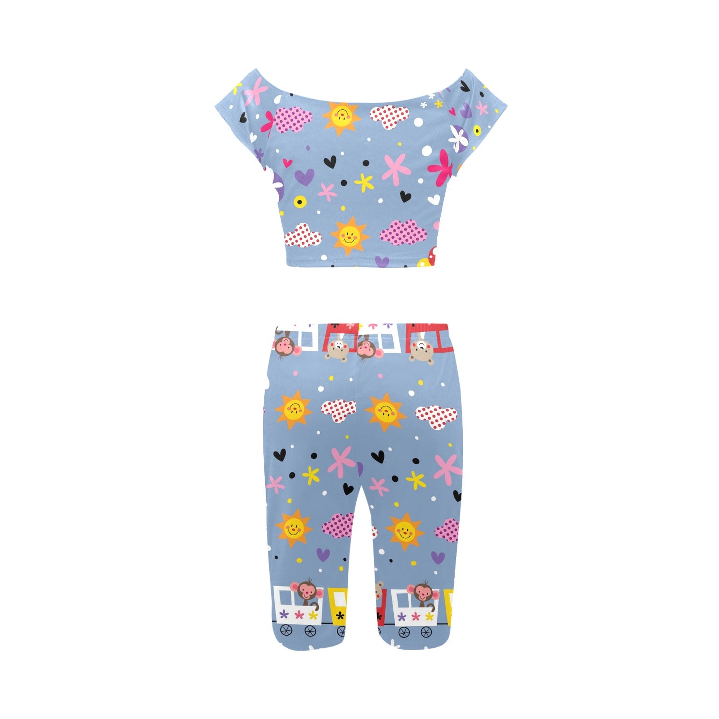 Women's Crop Top Yoga Set(Sets 06)