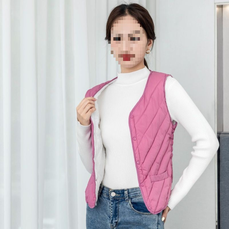 Women’s Fleece-Lined Waist-Shaping Vest
